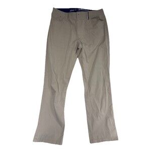 Johnnie-O Prep-Formance Marin Golf Pants Mens 34x32 Light Khaki Chino 5 Pocket